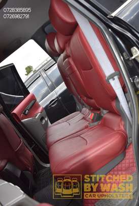 Prado Land Cruiser seat-covers and interior upholstery image 5