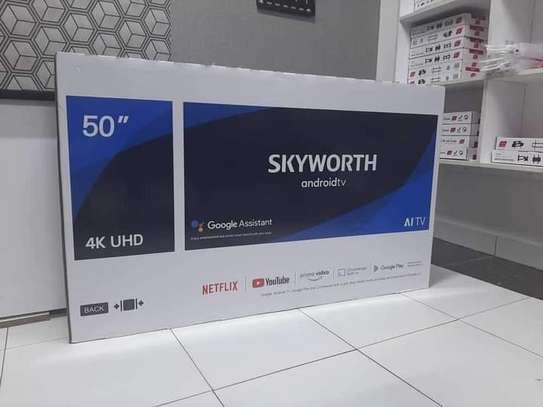 Skyworth 50 Smart Tv 4u UHD Android Frameless image 1