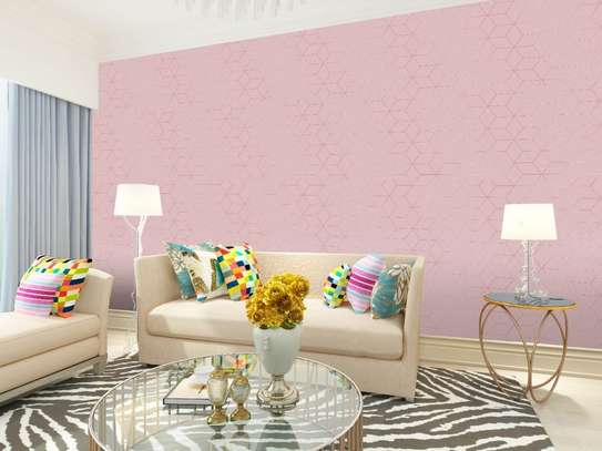 PINK PLAIN LUXURY  WALLPAPERS image 1
