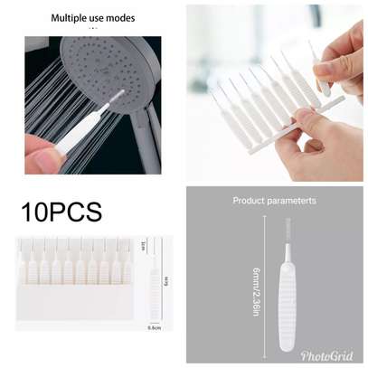 10 Pcs Shower Head Cleaning Brush image 1