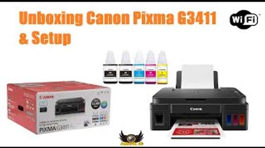 Canon pixma G3411 3-in-1 wireless with printer Cable. image 2