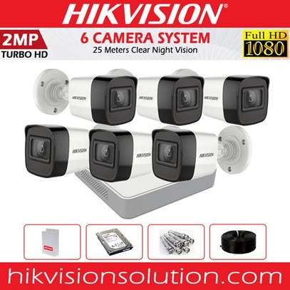 Hikvision 6 2MP CCTV Camera Full Kit image 1