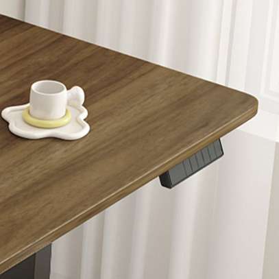 Office Desk: White Adjustable Height Computer Work Desk image 6