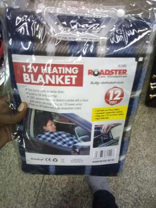 Car heated Polyester fleece Blanket image 1