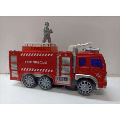 Rescue fire engine truck toy image 2