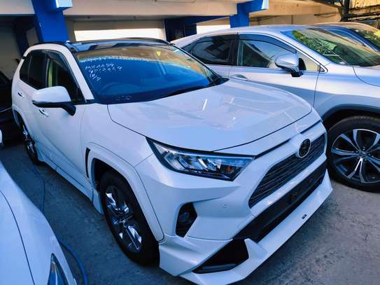 Toyota RAV4 white 2019 Sunroof image 2