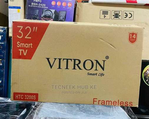 VITRON 32 INCH SMART TV ANDROID FRAMELESS image 1