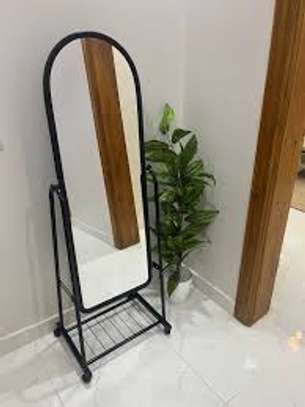 Black Metal Framed Home Dressing Mirror image 10