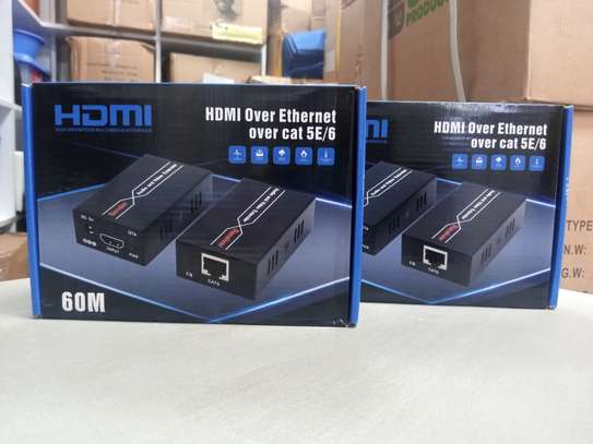 HDMI Extender Over Single Cat5/Cat6 Ethernet Cable Up to 60M image 1