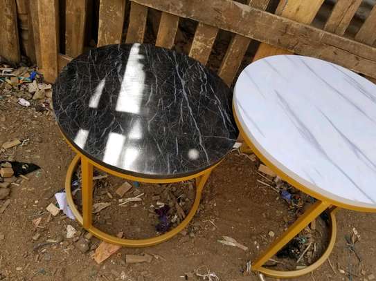 marble effect nesting tables image 1