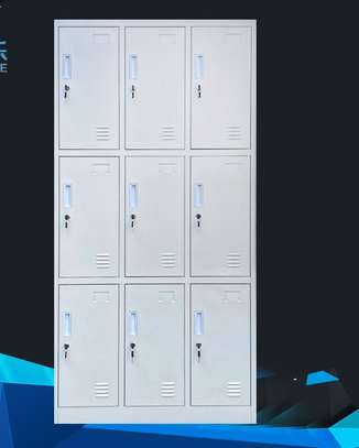 OFFICE CABINET:  Nine Locker Best Office Cabinet image 4