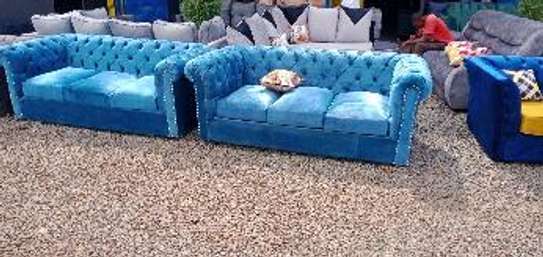 Chester sofa set made by hand wood and good quality material image 1
