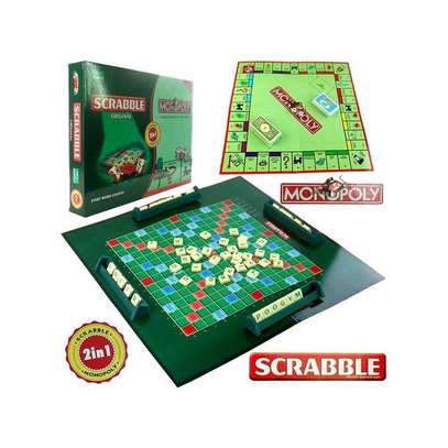 Green monopoly and scrabble game image 1