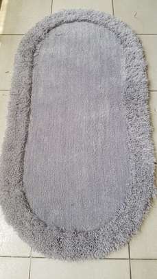 gray bed side mats image 1
