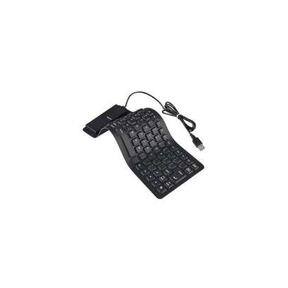 Generic Flexible Computer / Laptop Usb Keyboard - Black image 2