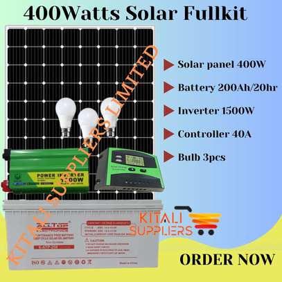 Sunnypex 400watts Solar Fullkit With 1500w Inverter image 1