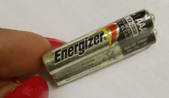 Energizer E96-VP AAAA 1.5V alkaline button top battery image 1