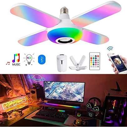 Generic Four-leaf Bluetooth Music Lamp image 2