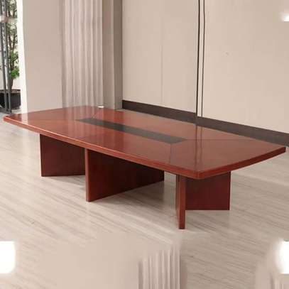 Boardroom Table: 3000mm Executive Integrated Boardroom Table image 1