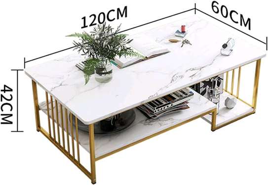 Now restocked:
Marble Effect Wooden Coffee Table. image 2