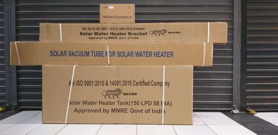 Complete 150 Ltrs Solar Water Heatersystem image 1