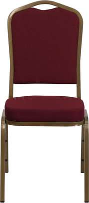 Red Velvet Stackable Event Banquet Chair image 4