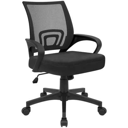 OFFICE  CHAIR: Black Mesh Office Chair image 6