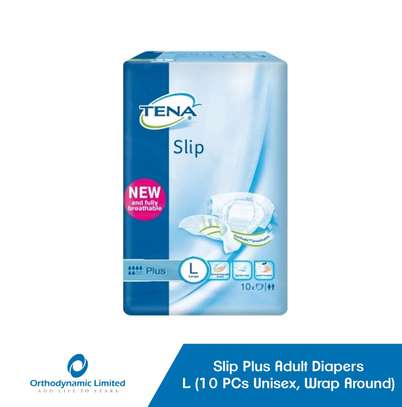 Tena Slip Plus Diapers-Large (Pack of 30.Unisex, wrap around) image 9