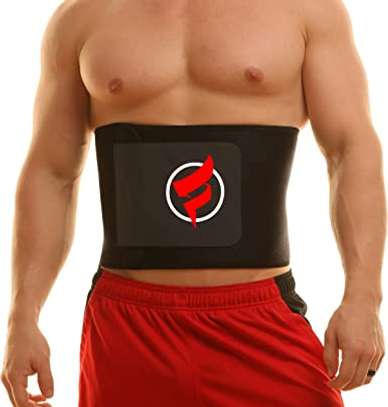 ActiveGear Waist Trimmer Belt Slim Body Sweat Wrap image 1