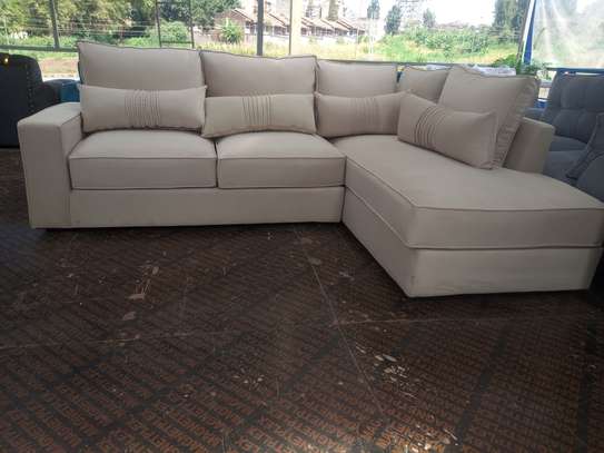 L set 6 seater with spring cushion image 3