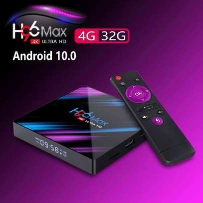 H96MAX TV Android BOX  4GRAM + 32GB STORAGE. image 1