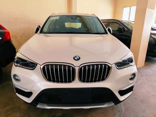 BMW X1 Sunroof White 2017 petrol image 1
