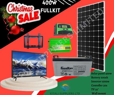 Solarmax 400w Solar Fullkit With 32 Inch Tv image 1