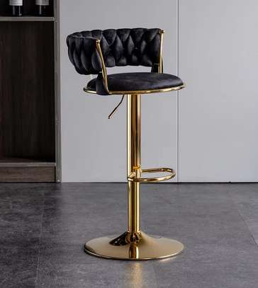 Office Stool : Height Adjustable Modern Luxury Bar Stool image 3