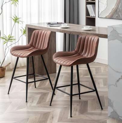 Office barstool: Tall Padded Modern Barstool image 3