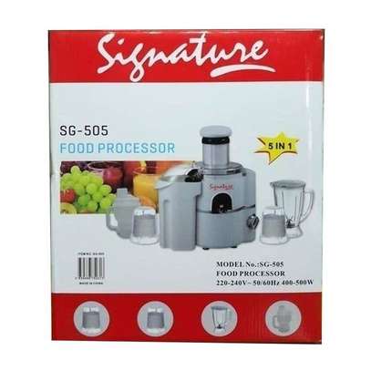 Signature 5 In1 Juice Extractor, Blender, Mincer,grinder image 1