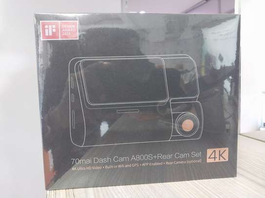 70mai Dash Cam 4K A800S Set, High Resolution 3840x2160P, image 3