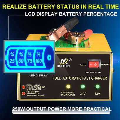 Generic Intelligent 12v/24v Car Battery Fast Pulse 8 Stages image 2