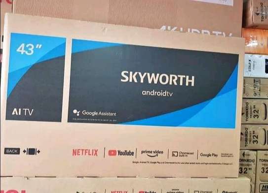 32 Skyworth smart Android Frameless +Free wall mount image 1