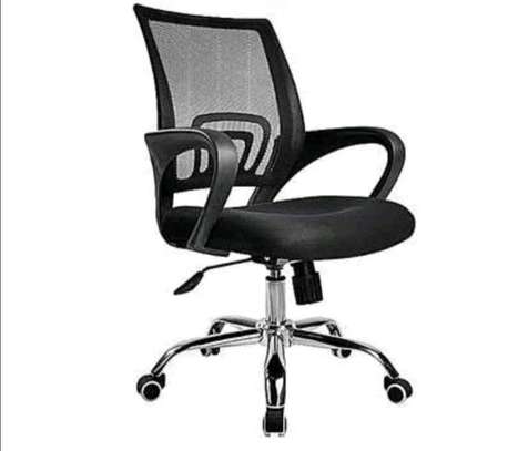 Low back recliner fabric Secretariat office chair image 2