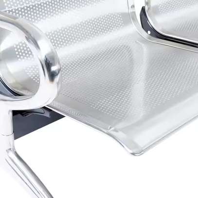 Light Gauge Steel 3 Seater Linked Chair image 5