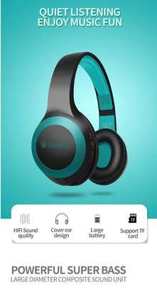 Globebox A23 Wireless Over-Ear Headphones Black Red image 2