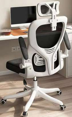 Office Chair; Supportive Adjustable Armrest Office Seat image 4