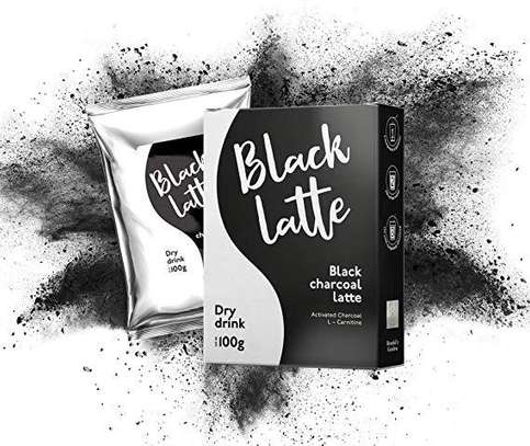 Authentic Black Latte Reshape Black Charcoal Latte 100g image 1