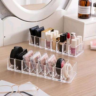 8 Grid Acrylic Makeup Storage Box image 1