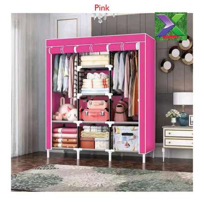 Wooden portable wardrobe for sale image 4
