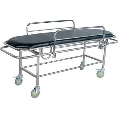 Stainless steel patient stretcher image 1