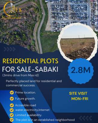 RESIDENTIAL PLOTS FOR SALE-SABAKI image 1