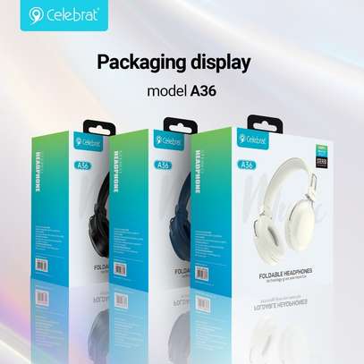 Celebrat A36 Wireless Headphones BT5.3 Over-Ear Headset image 8