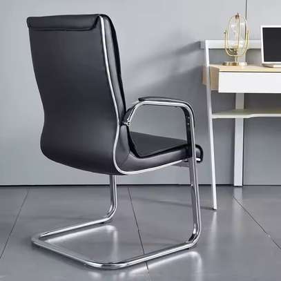 Leather Office Guest Chair image 9
